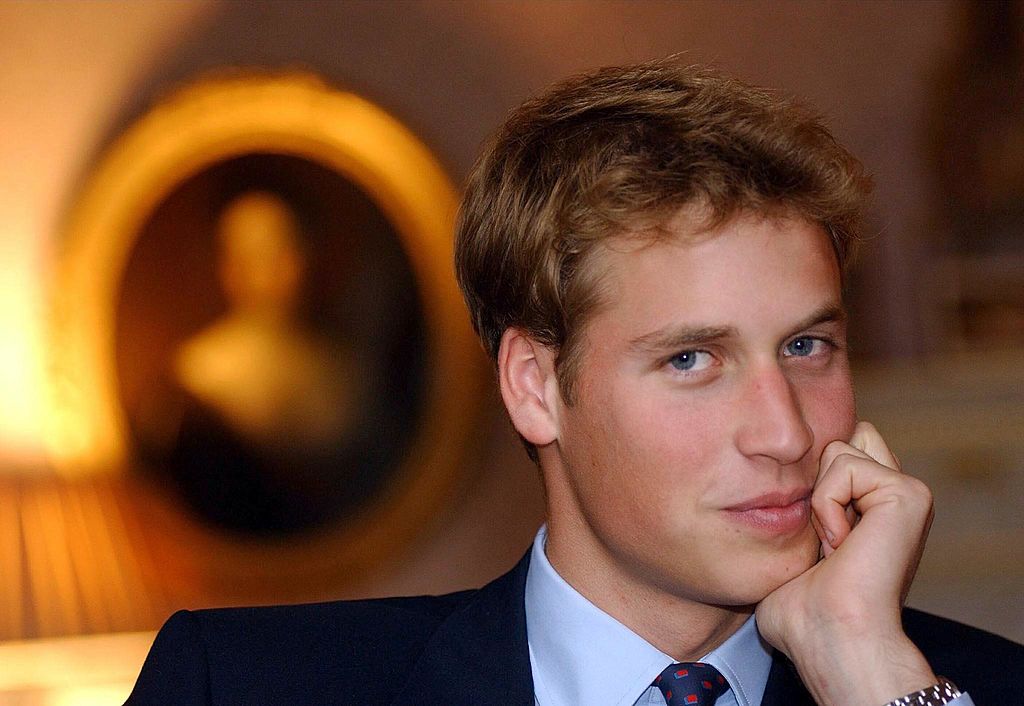 Prince William Blond Hair Smirk Holyrood House September 2001