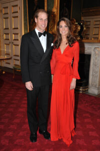 Kate Middleton Red Beulah London Gown 100 Women in Hedge Funds