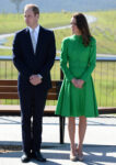 Kate Middleton Catherine Walker Green Coat Prince William National Portrait Gallery Australia
