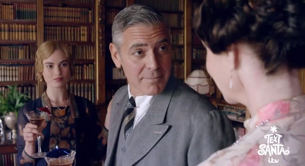 George Clooney ITV Downton Abbey Spoof