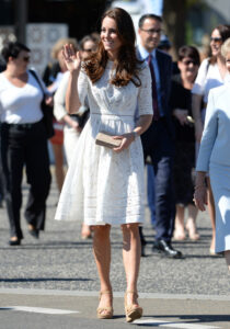 Kate Middleton White Zimmerman Eyelet Dress Australia