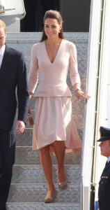 Kate Middleton Alexander McQueen Pink Dress Adelaide Australia