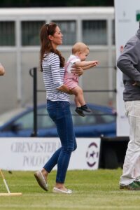 Kate Middleton Petit Bateau Top Prince George Cirencester Polo Club Father's Day 2014