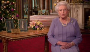 Queen Elizabeth Purple Dress Christmas Broadcast