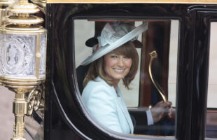 Carole Middleton Leaves Westminster Abbey Coach