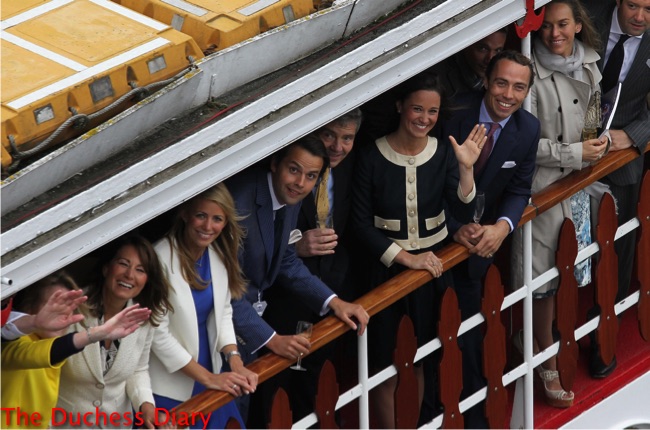 carole michael james pippa middleton spirit of chartwell diamond jubilee