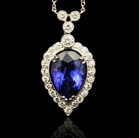 Tanzanite Sapphire Necklace Kate Middleton