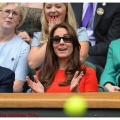 Kate Middleton Sunglasses Claps Wimbledon