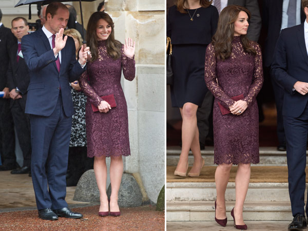 kate middleton lace dolce gabbana dress lancaster house