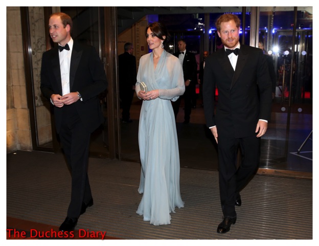 prince william tuxedo kate middleton jenny packham dress prince harry tuxedo spectre premiere