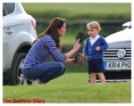 Kate Middleton Talks To Prince George Tetbury England Festival of Polo