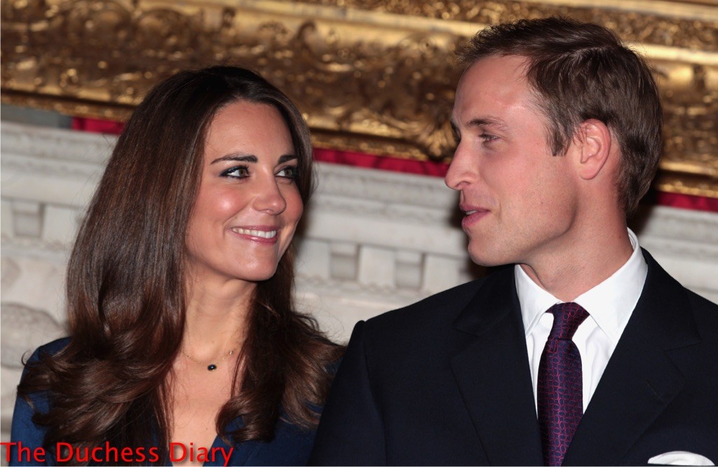 kate middleton smiles prince william engagement photocall clarence house