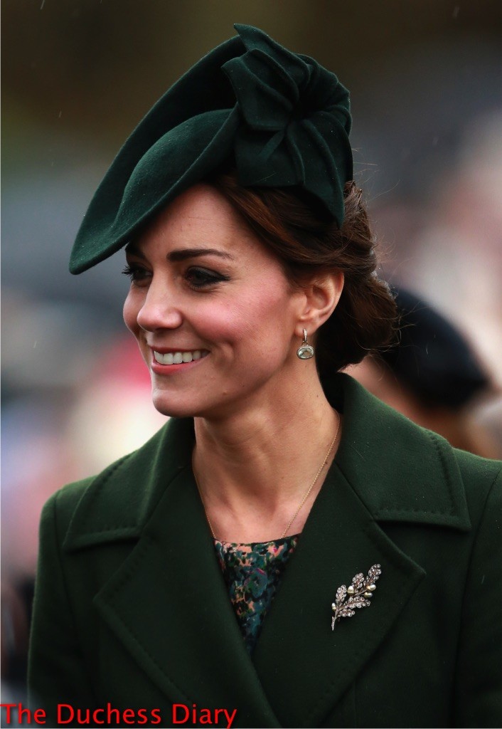 kate middleton sportmax coat christmas day service 2015