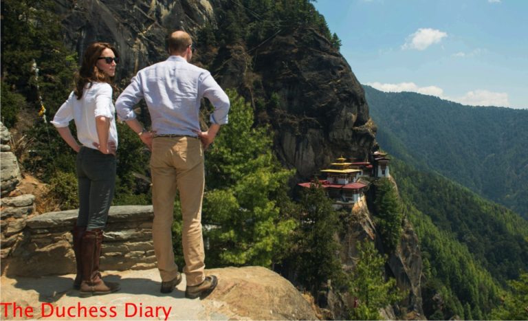 prince william kate middleton overlook tiger's nest monastery