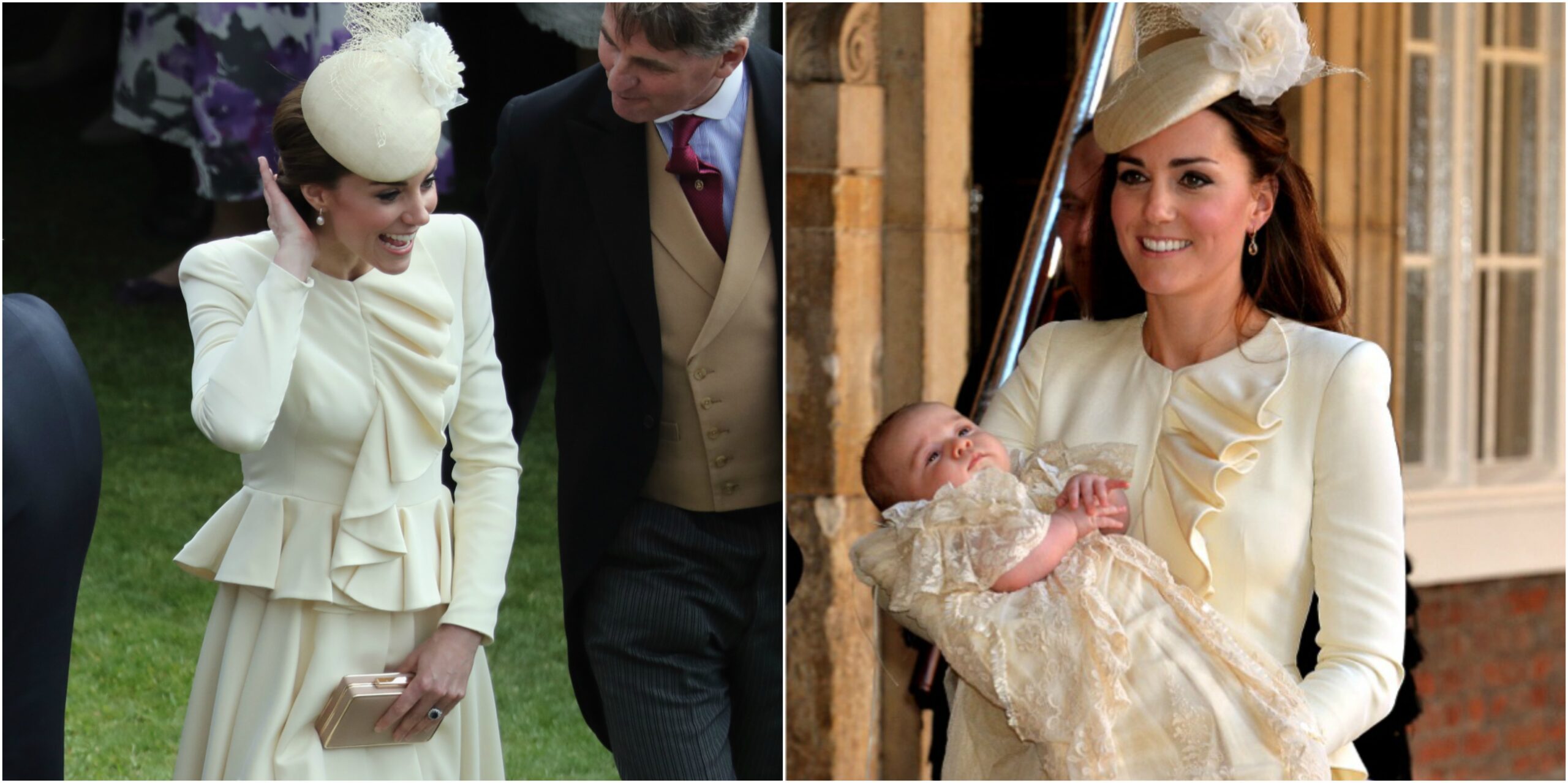 kate middleton cream ruffled alexander mcqueen coat repeat