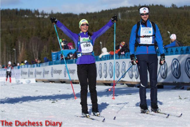 pippa middleton competes james matthews ski race norway