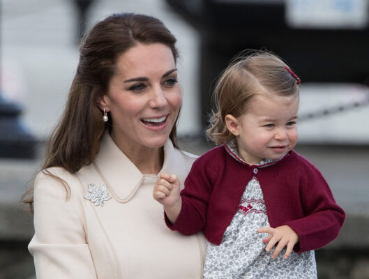 Kate Middleton Holds Princess Charlotte As They End Their 2016 Royal Tour of Canada